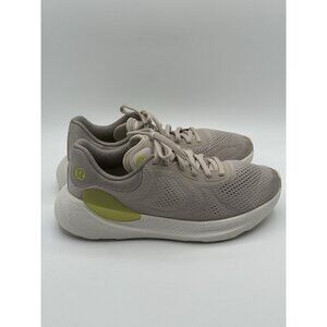 Lululemon Beyondfeel Running Shoes Men’s Size 9 Mojave Tan/Bone/Lichen Lime